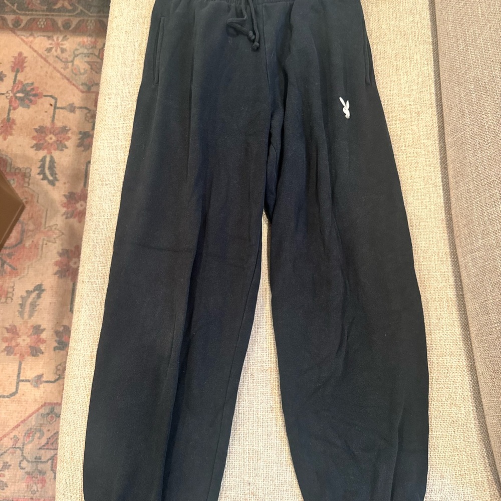 PacSun Playboy Black Joggers